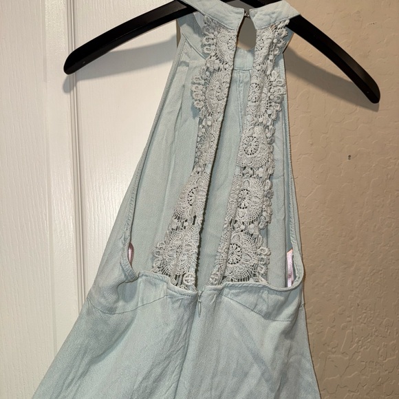 Forever 21 Mint Green Lace Detail Dress - Picture 4 of 5